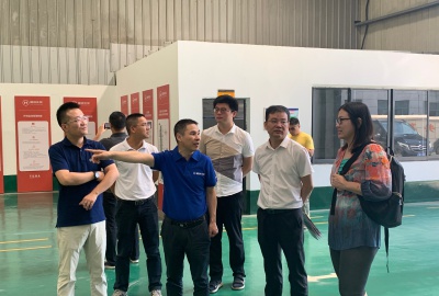上海市固化中心調研德創環保危廢收集中心