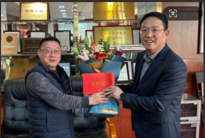 濱海新區領導蒞臨德創環保開展新春慰問