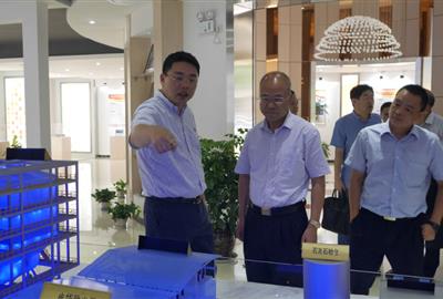 紹興市企業(yè)家協(xié)會會長尹永杰等領(lǐng)導(dǎo)一行蒞臨德創(chuàng)環(huán)保考察